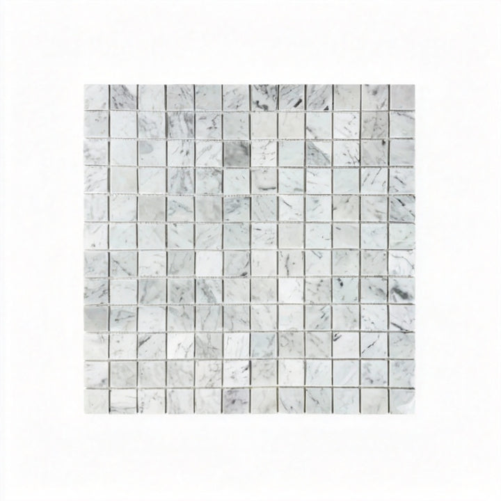 Eternal Marble Carrara White Polished Marble Mosaic