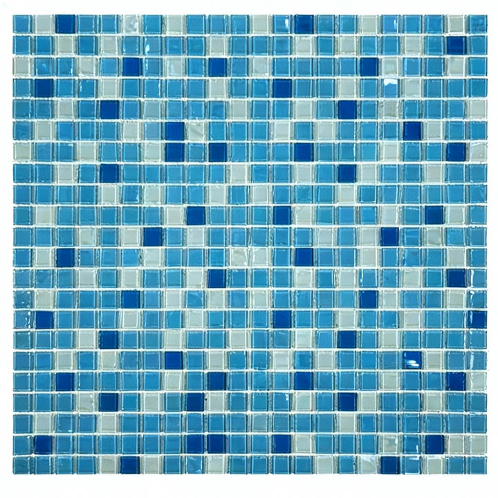 Cerulean Dream Crystal Glass Mosaic