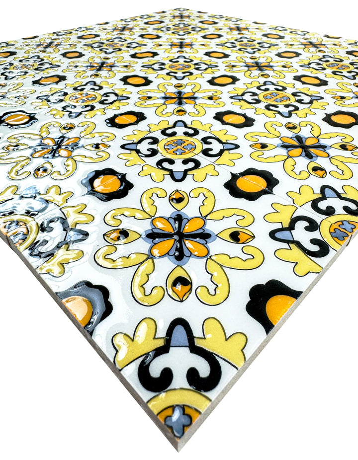 Yellow Sahara Pearl Moroccan Tile