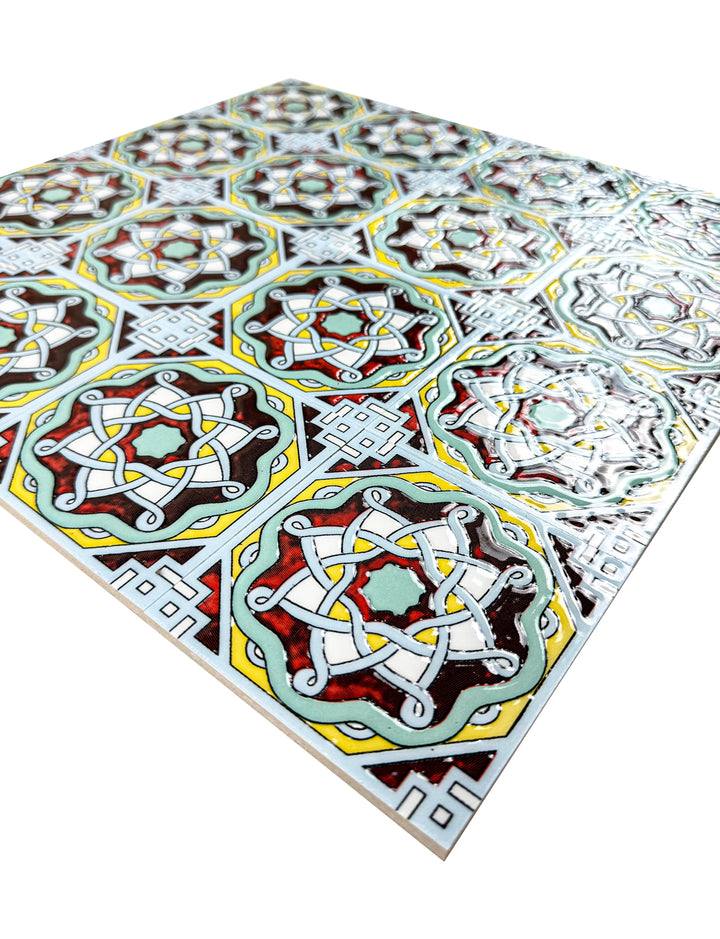 Teal Sahara Pearl Moroccan Tile