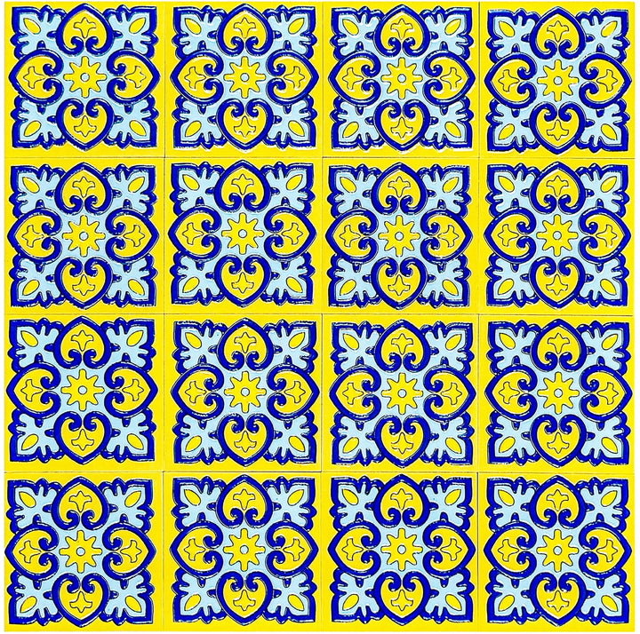 Yellow Sahara Pearl Moroccan Tile