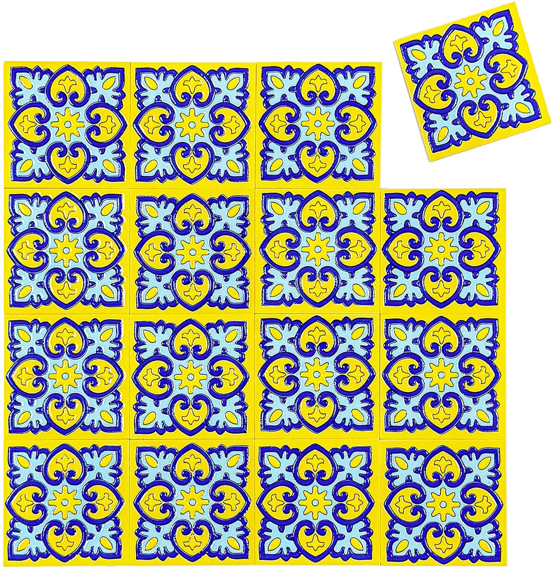 Yellow Sahara Pearl Moroccan Tile