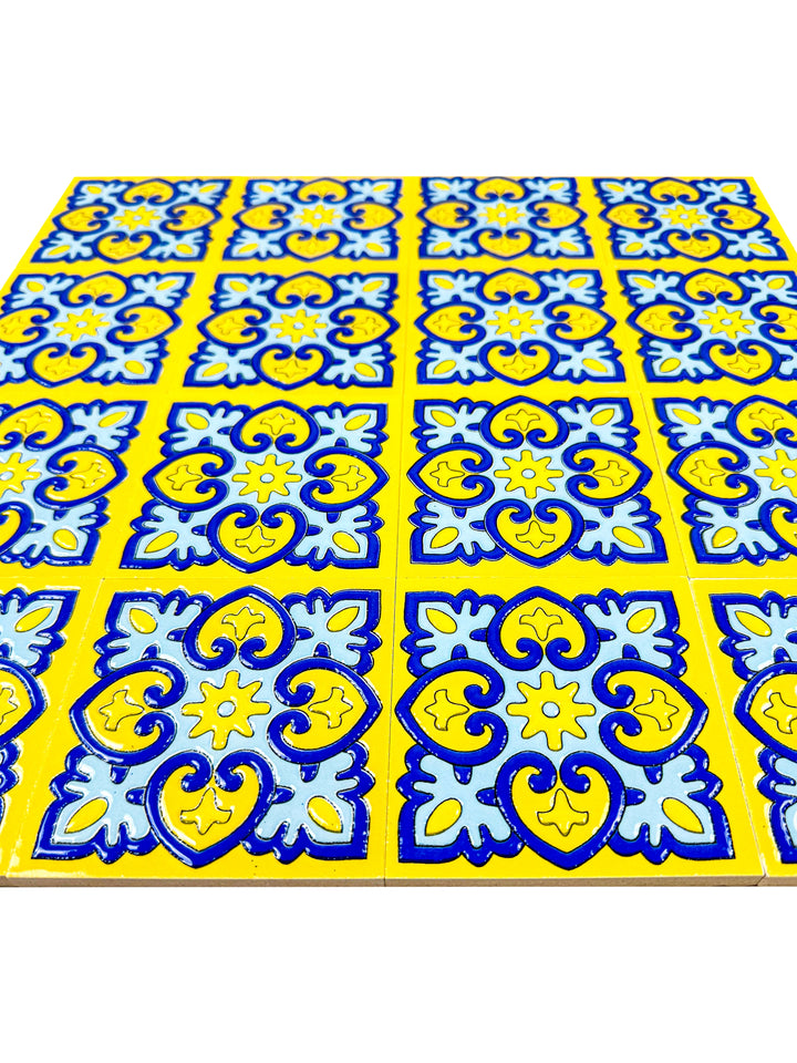 Yellow Sahara Pearl Moroccan Tile
