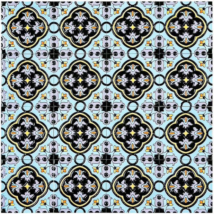 Teal Sahara Pearl Moroccan Tile