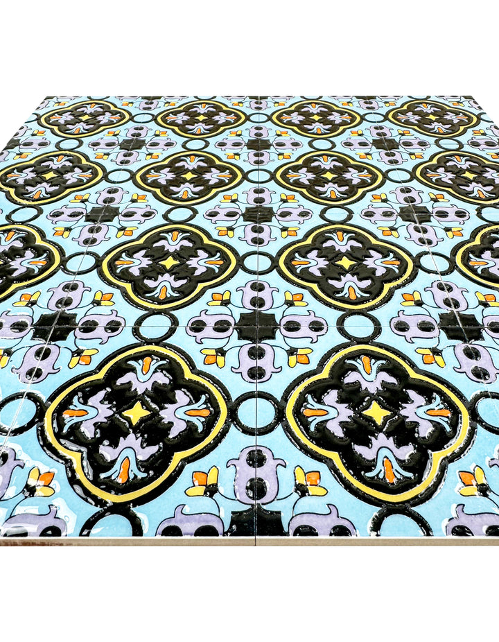 Teal Sahara Pearl Moroccan Tile