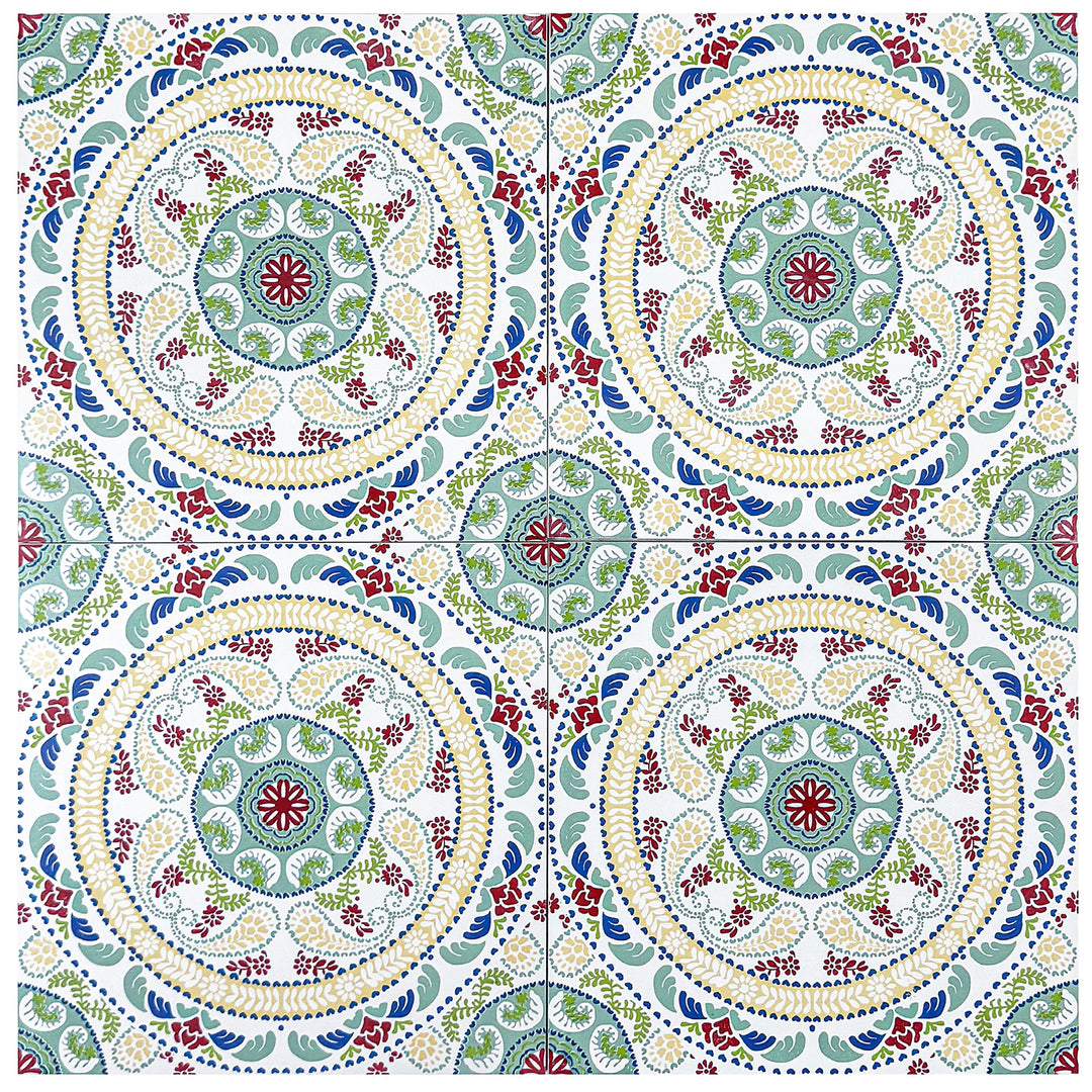 Grey & Yellow Moroccan Style Tile