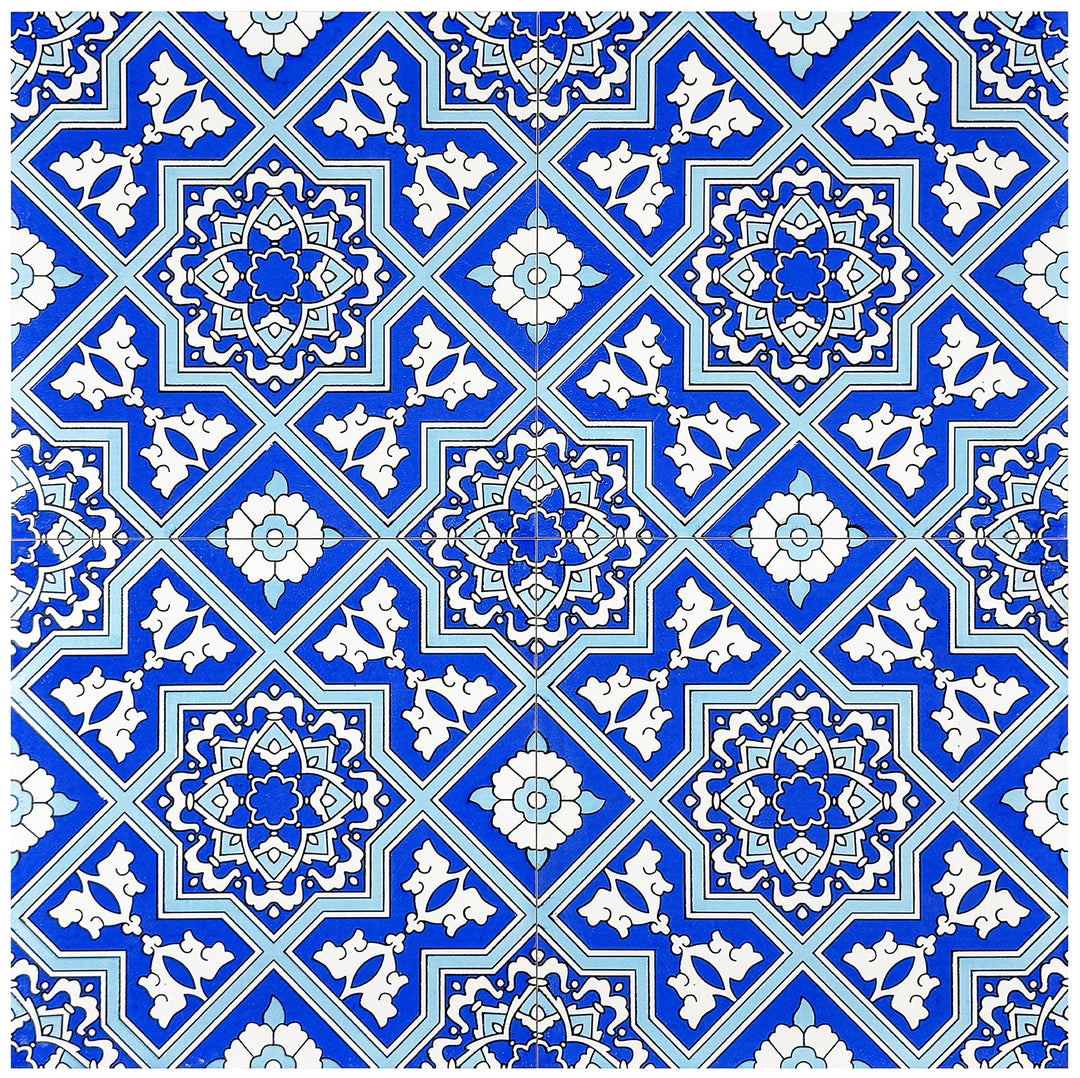 Blue Moroccan Style Tile
