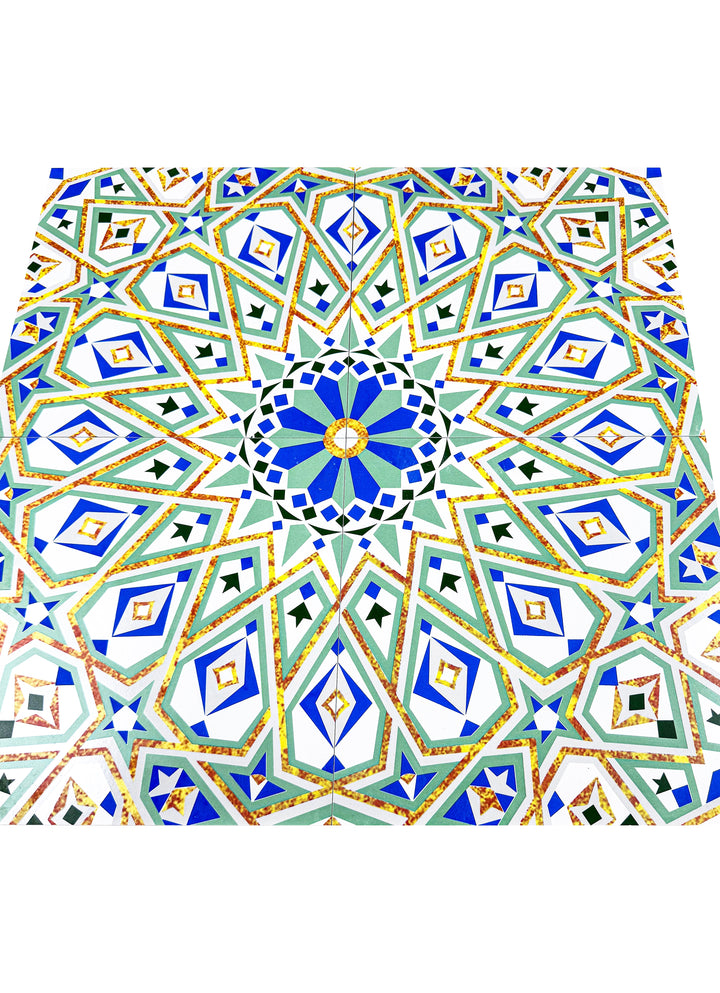 Blue & Green Moroccan Style Tile