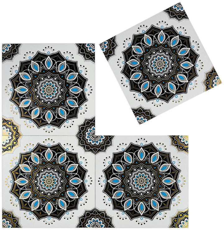 Black & Grey Moroccan Style Tile
