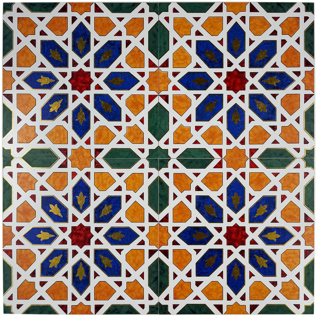 Sahara Andalus Series Moroccan Style Matte Ceramic Tile Pattern ...