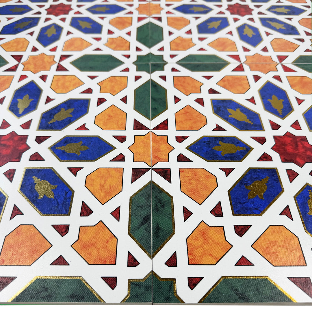 Sahara Andalus Series Moroccan Style Matte Ceramic Tile Pattern ...