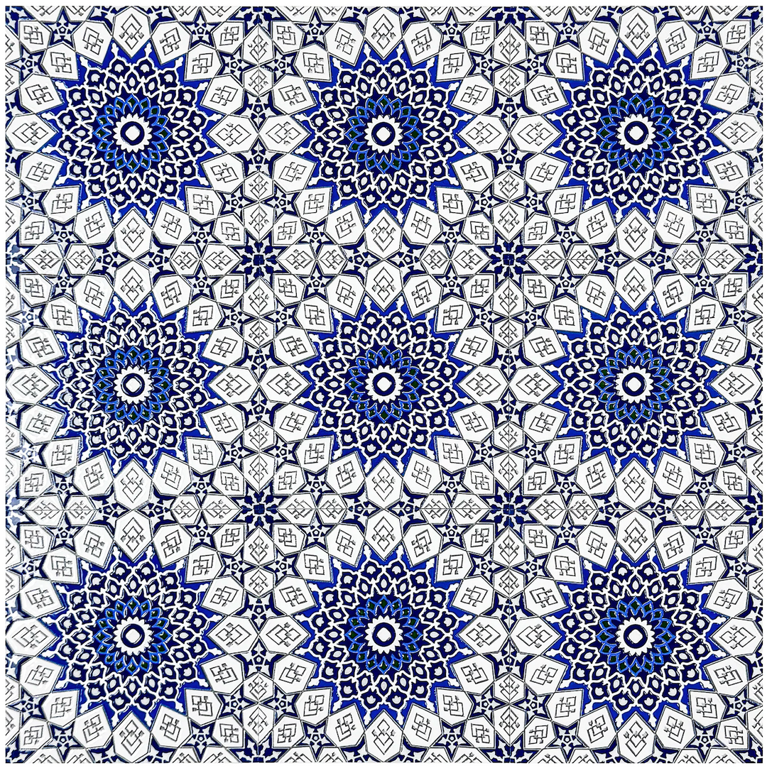 Grey & Blue Moroccan Style Tile