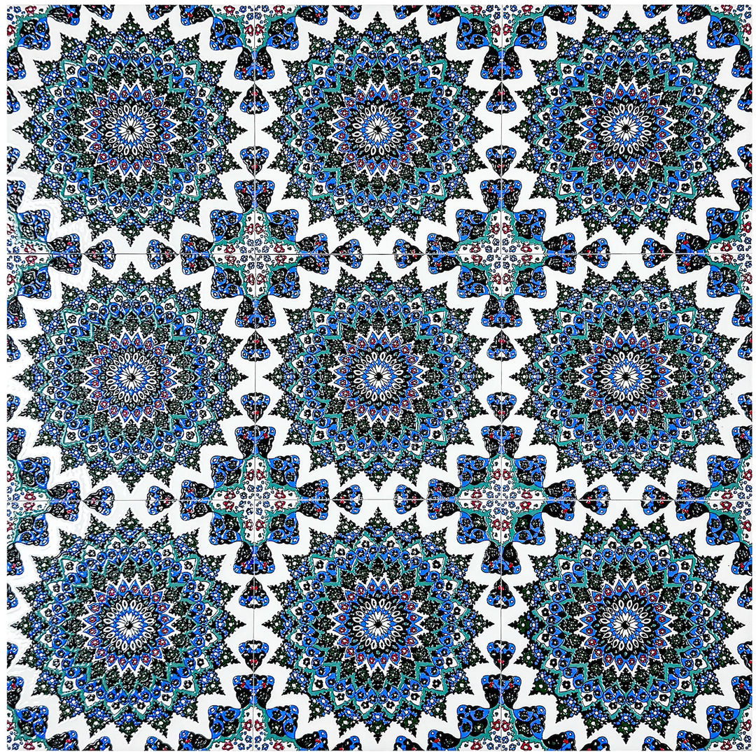 Grey & Blue Moroccan Style Tile