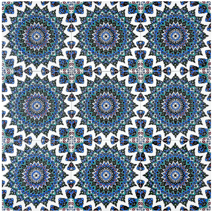 Grey & Blue Moroccan Style Tile