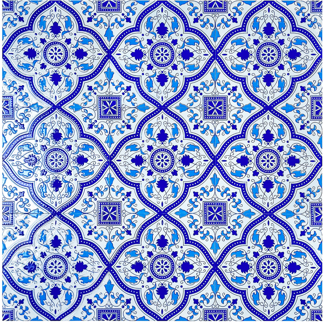 Blue Moroccan Style Tile