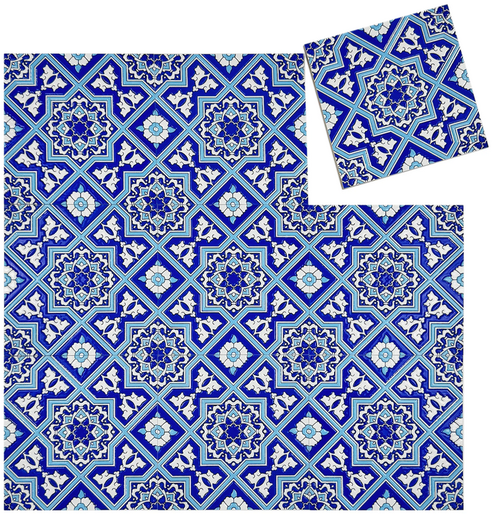 Blue Moroccan Style Tile