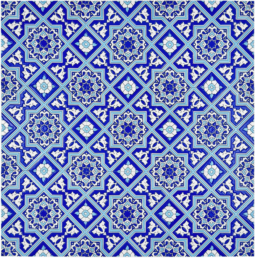 Blue Moroccan Style Tile