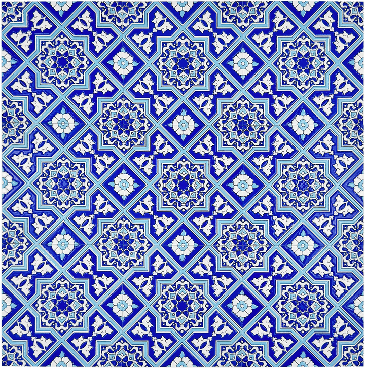 Blue Moroccan Style Tile