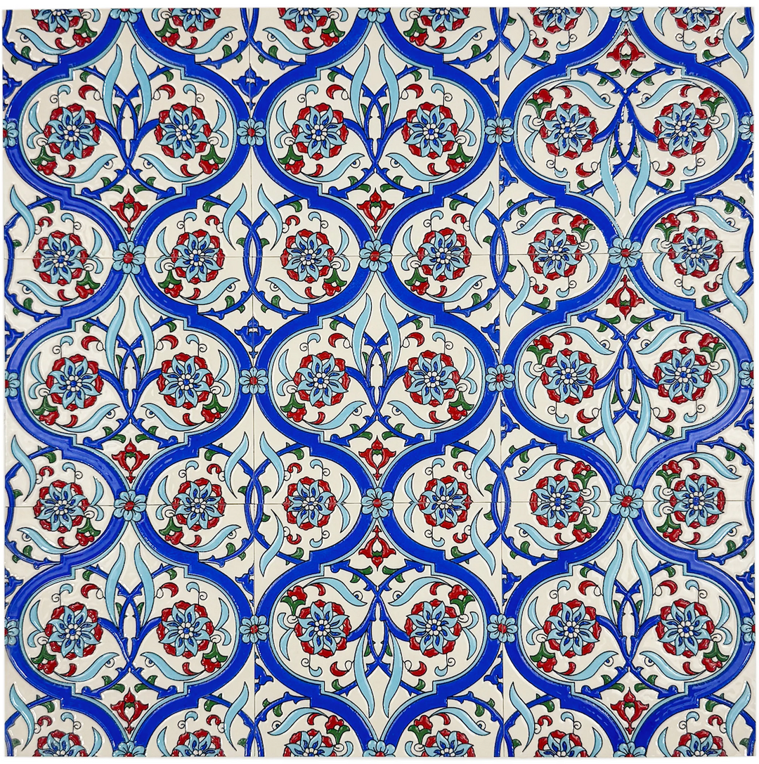 Teal & Blue Moroccan Style Tile