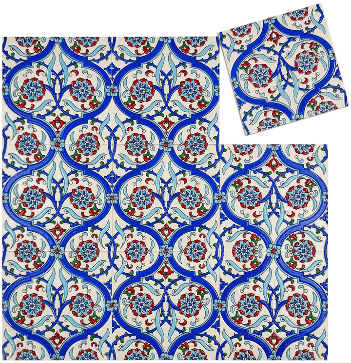 Teal & Blue Moroccan Style Tile