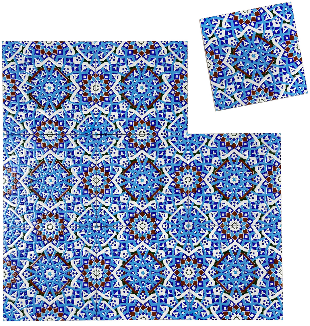Blue Moroccan Style Tile