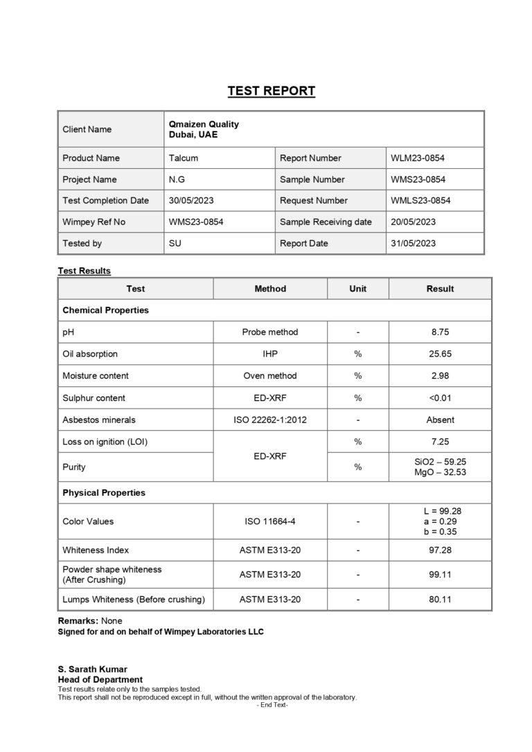 Talc Lumps A+ Cosmetic Grade