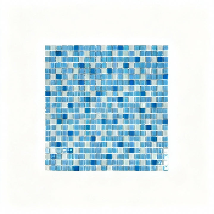 Ocean Breeze Crystal Glass Mosaic