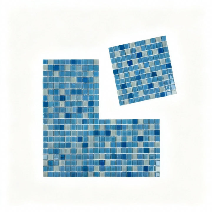 Ocean Breeze Crystal Glass Mosaic