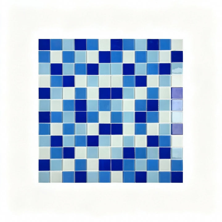Blue Ocean Crystal Glass Mosaic