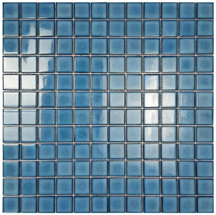 Azure Luxe Crystalline Glazed Porcelain Mosaic