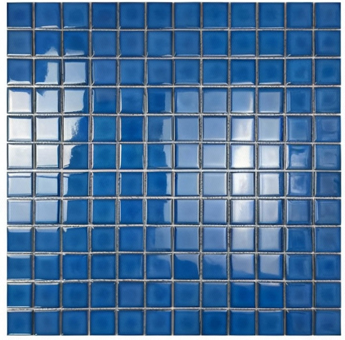 Regal Blue Crystal Glazed Porcelain Mosaic