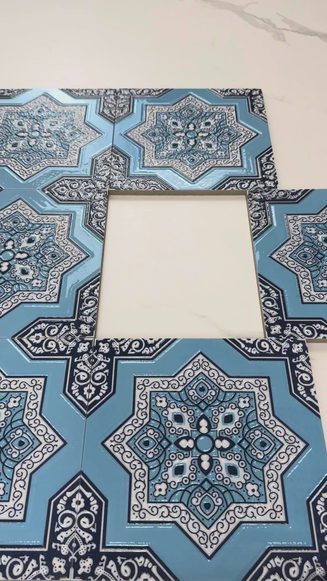 Dar Andalus Moroccan Style Glossy Ceramic Tile  Pattern