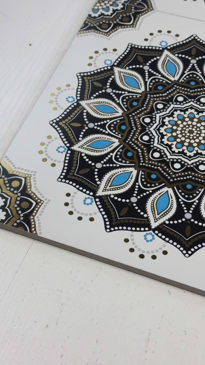Sahara El-Fakhama Series Moroccan Style Matte Ceramic Tile Pattern