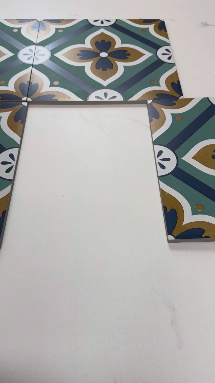 Sahara Qasr Series Moroccan Style Matte Ceramic Tile Pattern