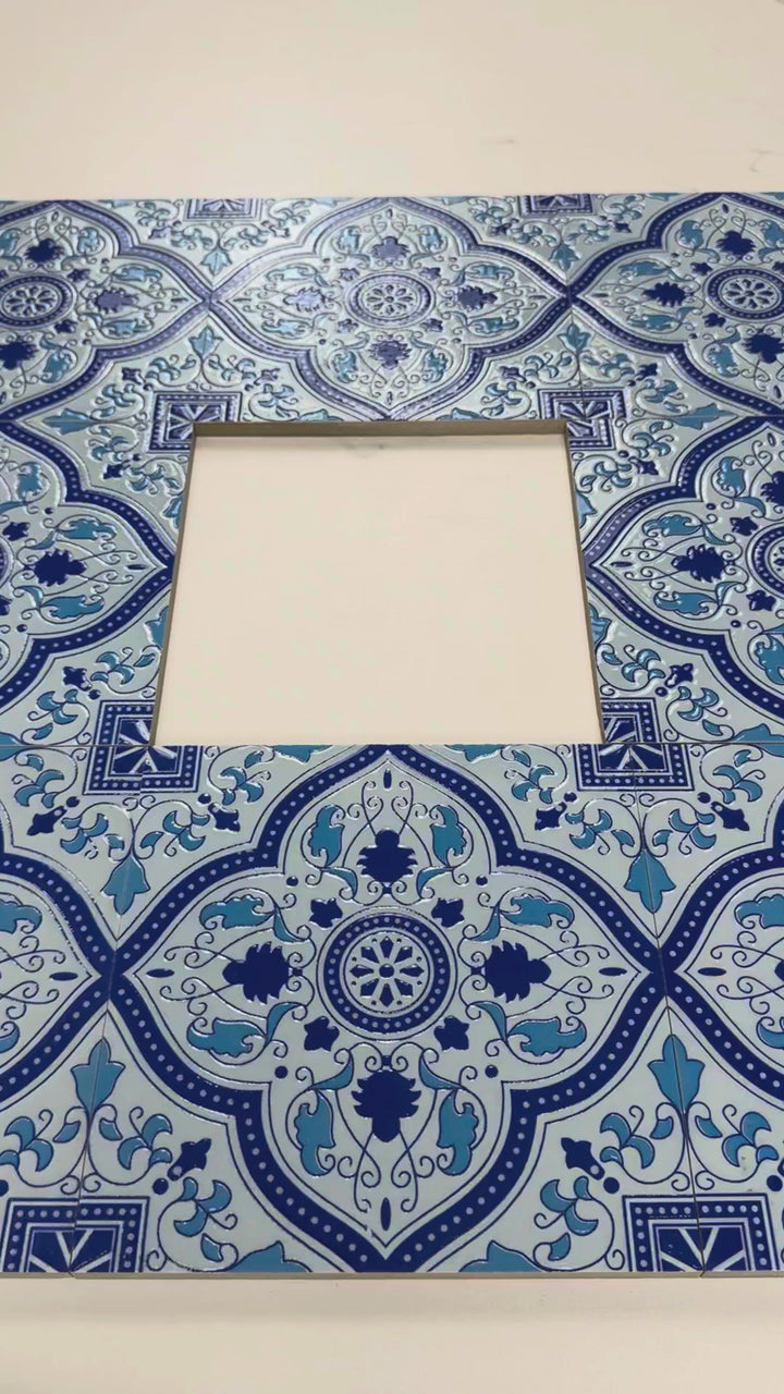Zellige Al-Fes Moroccan Style Glossy Ceramic Tile  Pattern