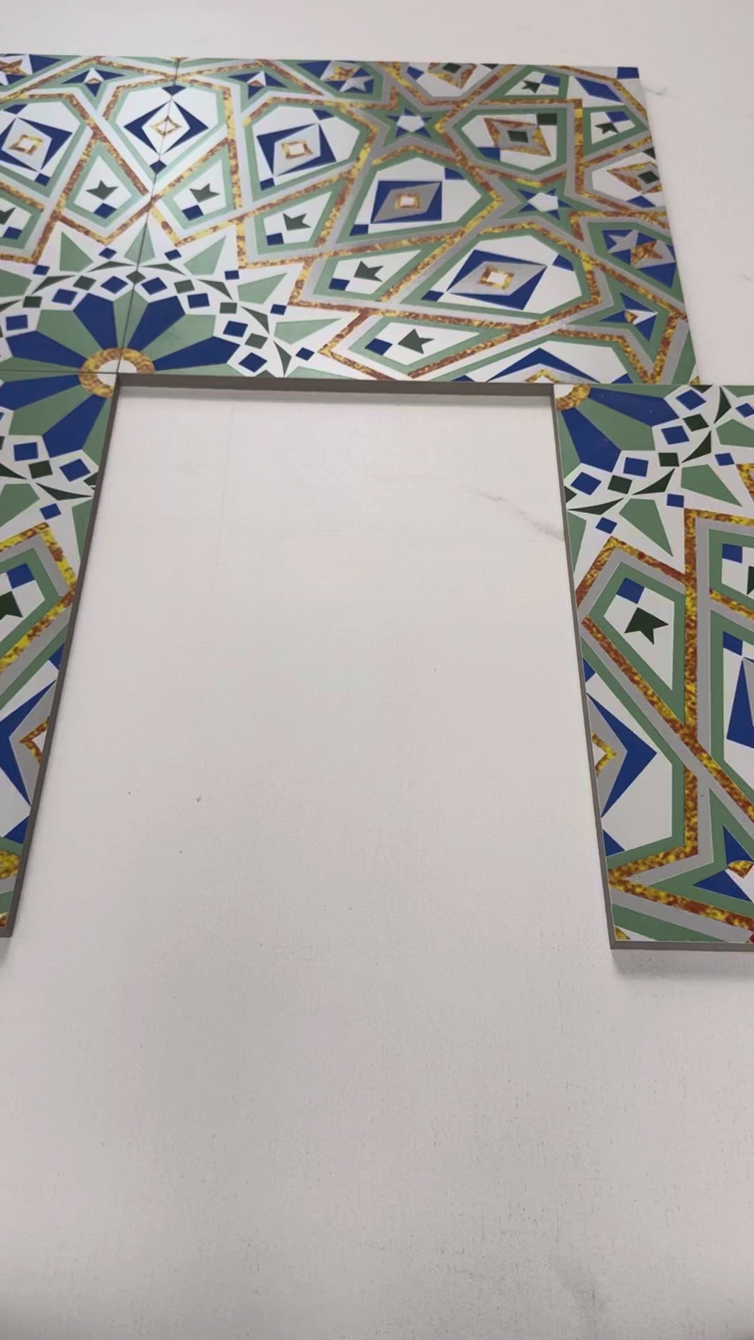 Sahara Noorayn Series Moroccan Style Matte Ceramic Tile Pattern