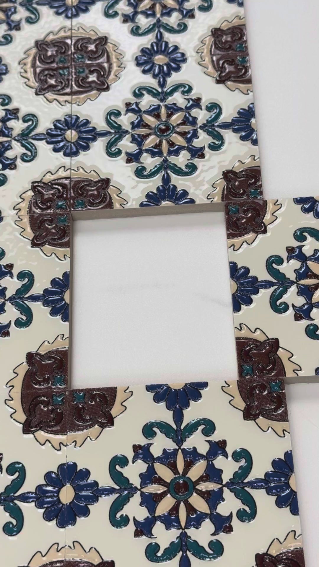 Sahara Pearl  Moroccan Style Glossy Ceramic Tile  Pattern 10