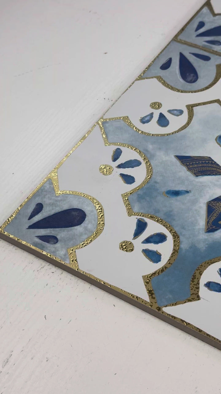 Sahara Amira Series Moroccan Style Matte Ceramic Tile Pattern