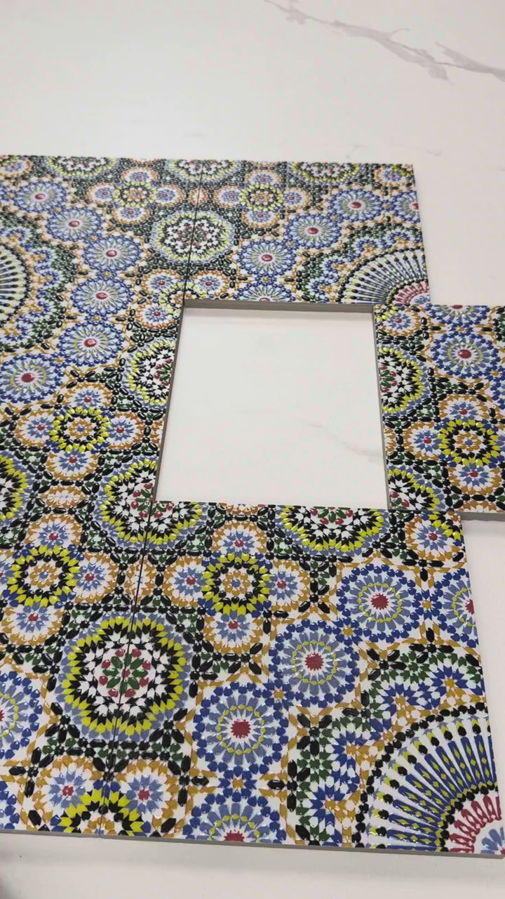Dar Zayane Moroccan Style Glossy Ceramic Tile  Pattern
