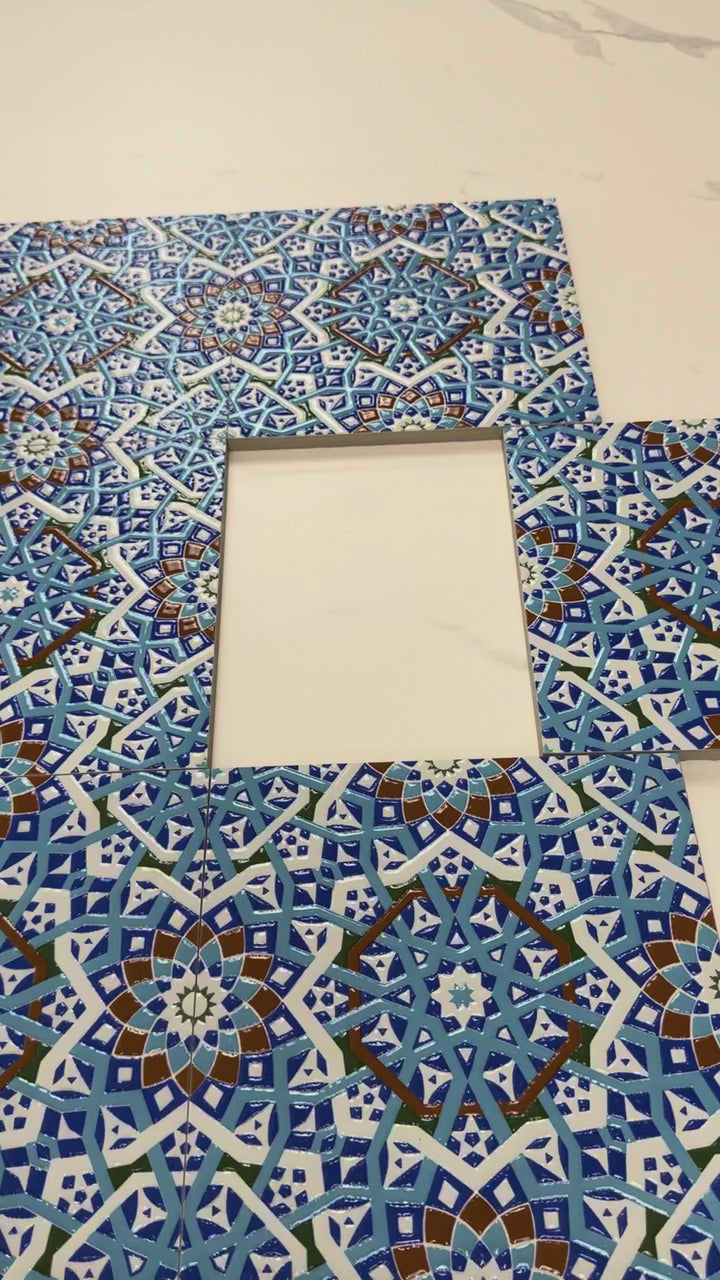 Medina Nour Moroccan Style Glossy Ceramic Tile  Pattern