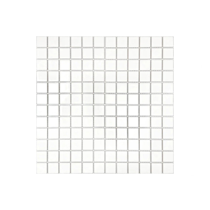 Ivory Crystal Glazed Porcelain Mosaic